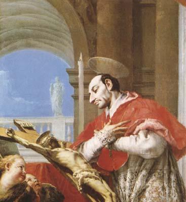 Giovanni Battista Tiepolo St Charles Borromeo (mk08) Spain oil painting art